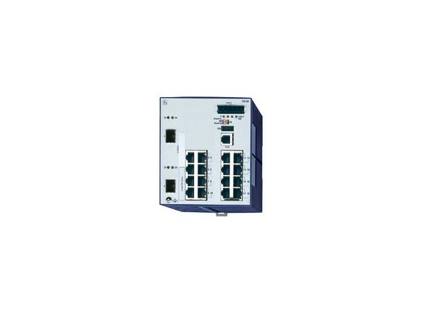 OpenRail RS30 16xTX 2xGIGA (SFP+SFP) -40-70°C 9,6-60VDC Enhanced, GL & ATEX